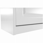 Pantofar SEBER TYP 5, 2 uși, alb, 105 cm Kondela
