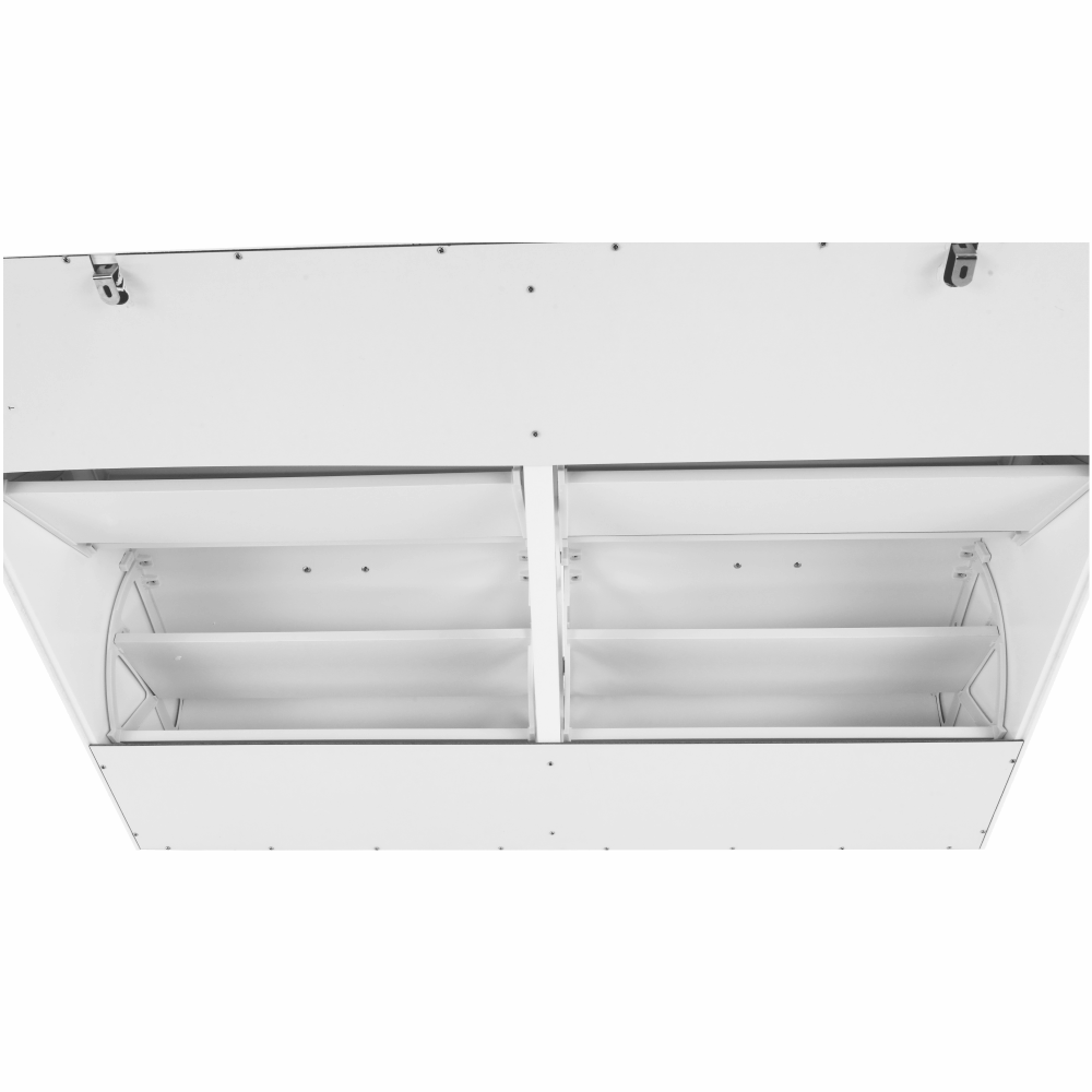 Pantofar SEBER TYP 5, 2 uși, alb, 105 cm Kondela