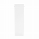 Pantofar SEBER TYP 5, 2 uși, alb, 105 cm Kondela