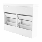 Pantofar SEBER TYP 5, 2 uși, alb, 105 cm Kondela