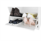 Pantofar SEBER TYP 1, 2 uși, alb, 53,5 cm Kondela
