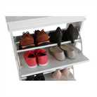 Pantofar SEBER TYP 1, 2 uși, alb, 53,5 cm Kondela