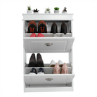 Pantofar SEBER TYP 1, 2 uși, alb, 53,5 cm Kondela