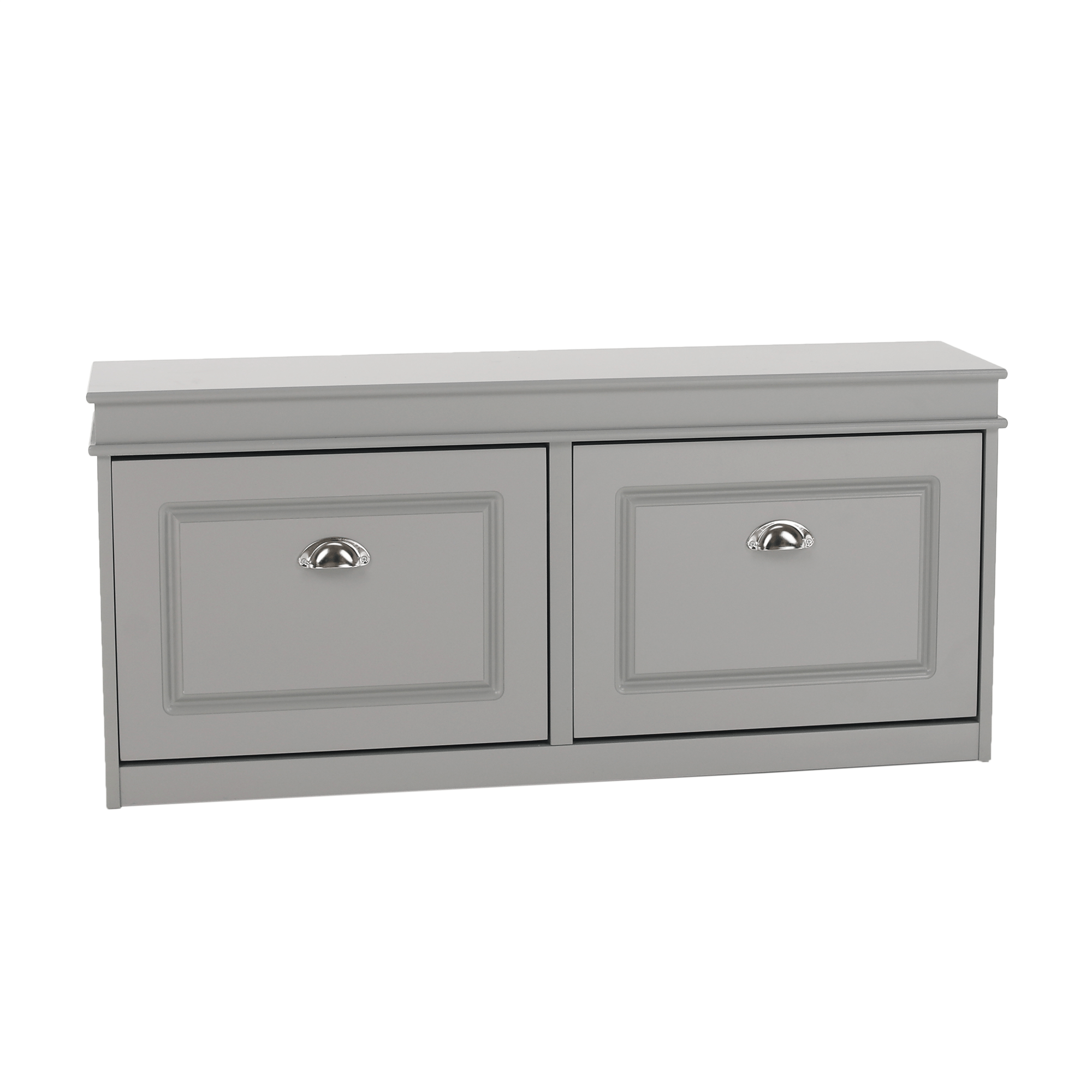 Pantofar SEBER TYP 4, 2 uși, gri, 104 cm Kondela