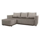 Set universal canapea UDINE, gri-bej Taupe, 234x165x75 cm Kondela