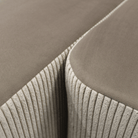 Set universal canapea UDINE, gri-bej Taupe, 234x165x75 cm Kondela