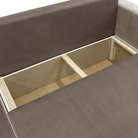 Set universal canapea UDINE, gri-bej Taupe, 234x165x75 cm Kondela