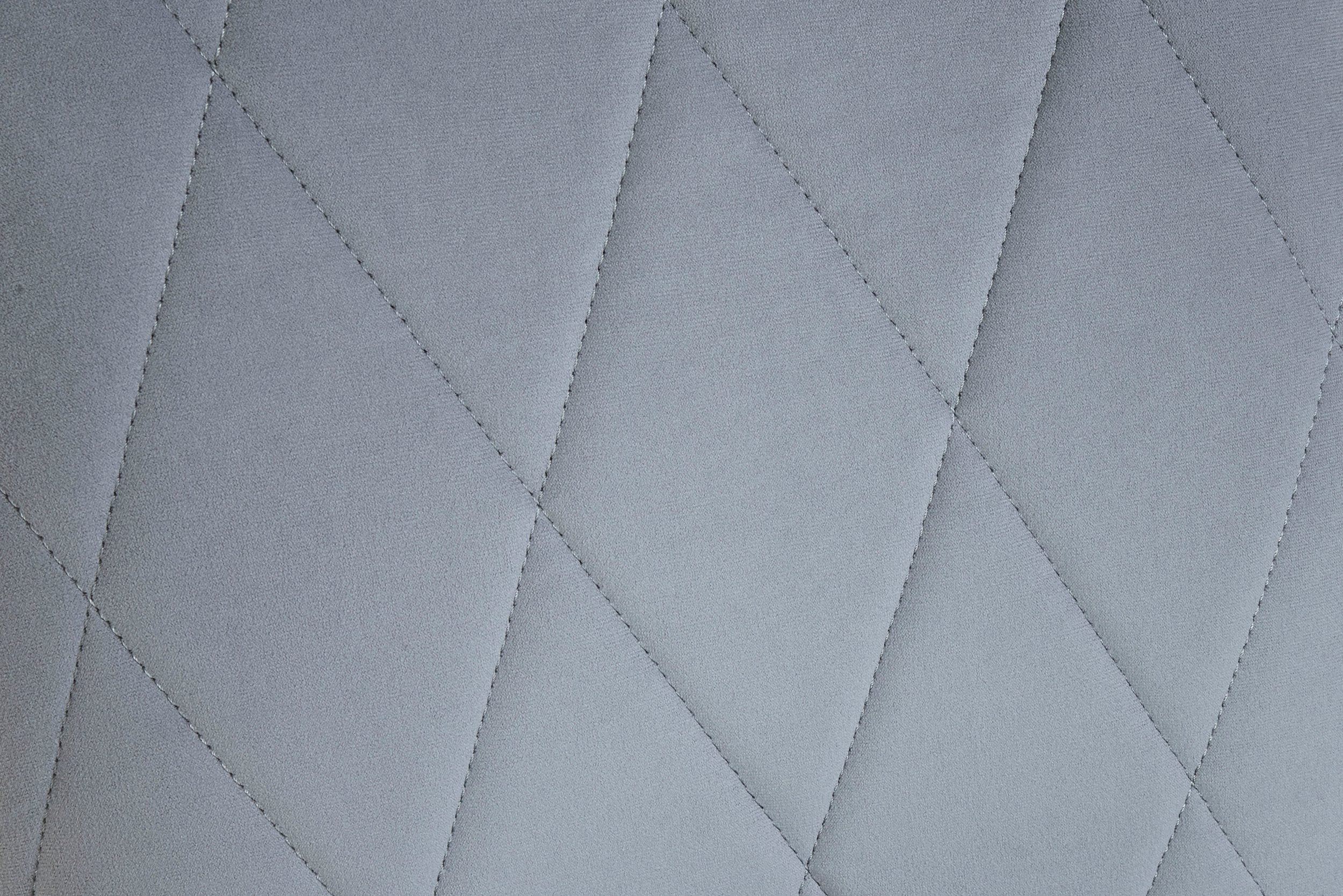 Set de 2 scaune tapitate Brest, Catifea, Gri Arboteca