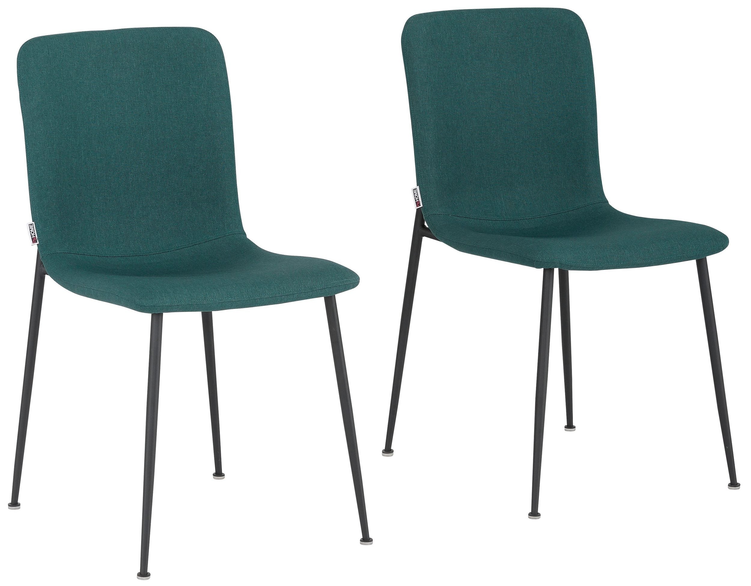 Set de doua scaune tapitate Gianna, Verde Arboteca