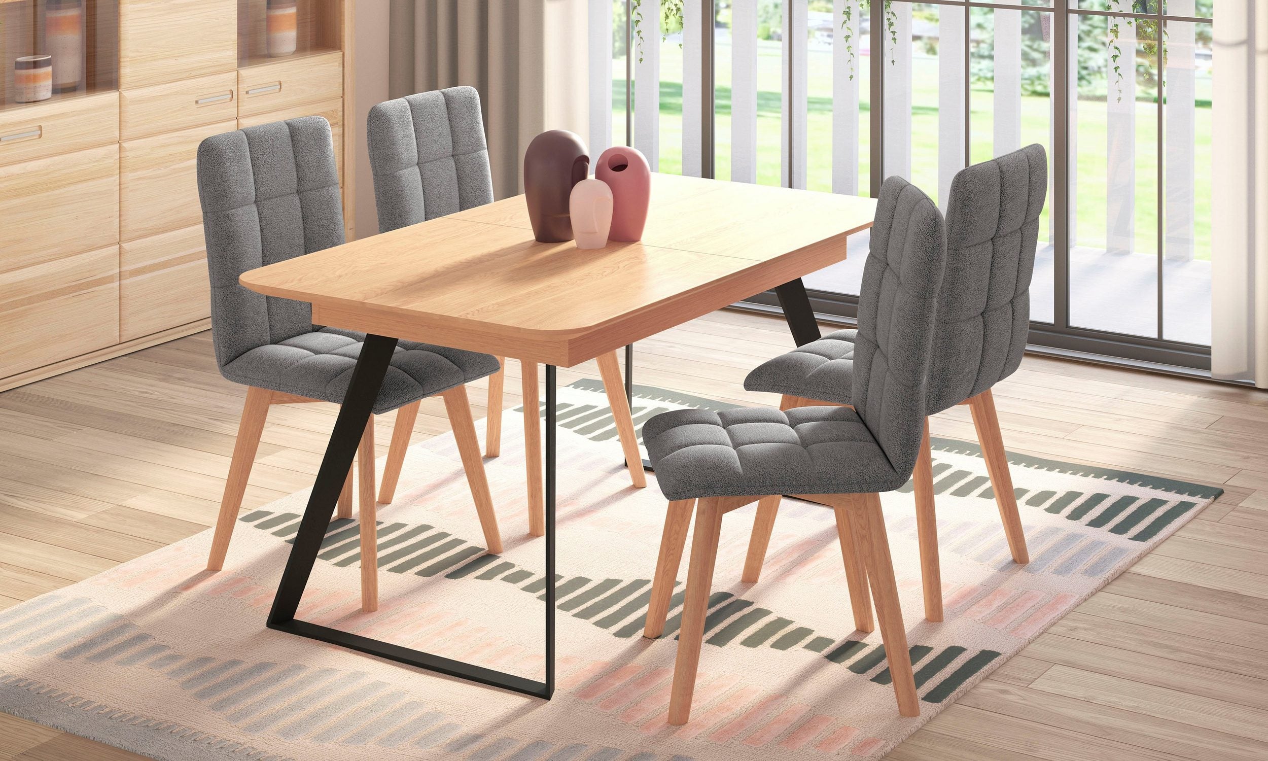 Set de doua scaune tapitate Scala Arboteca