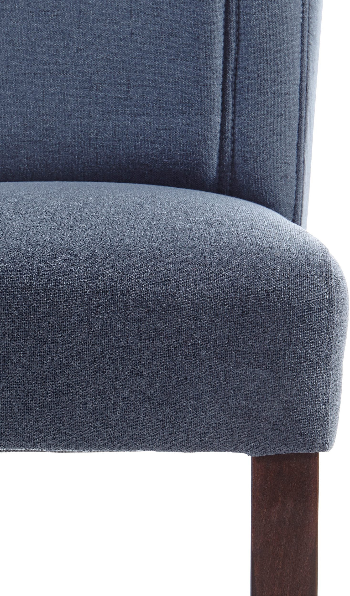 Set de patru scaune tapitate Zena, Albastru Arboteca