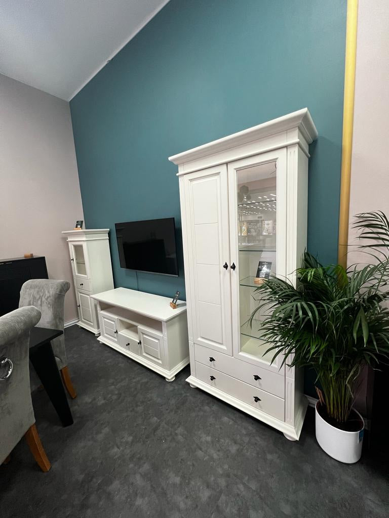 Set Living Amelie, Lemn Masiv, Alb Arboteca