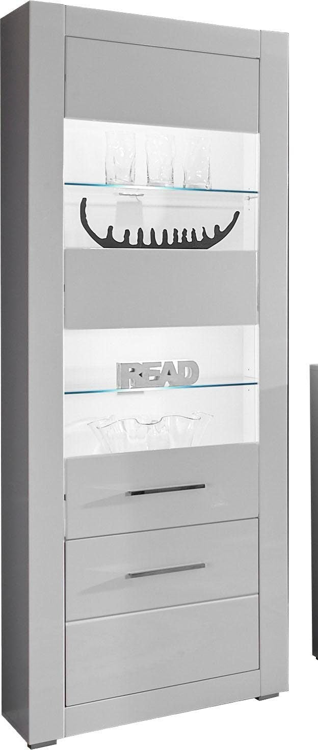 Set living Bianco , Alb lucios , 314 cm latime Arboteca