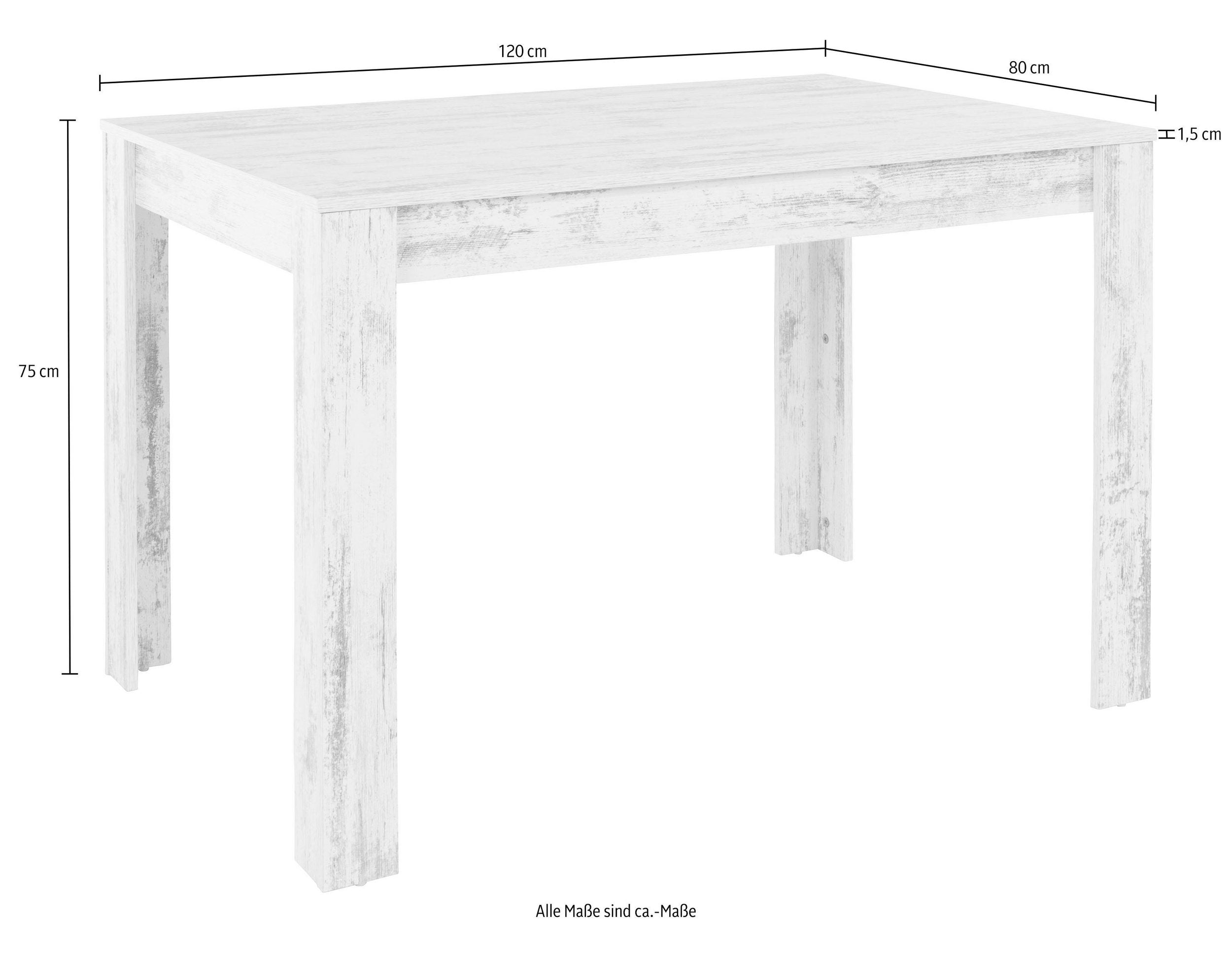 Masa dining, 120 cm latime Arboteca