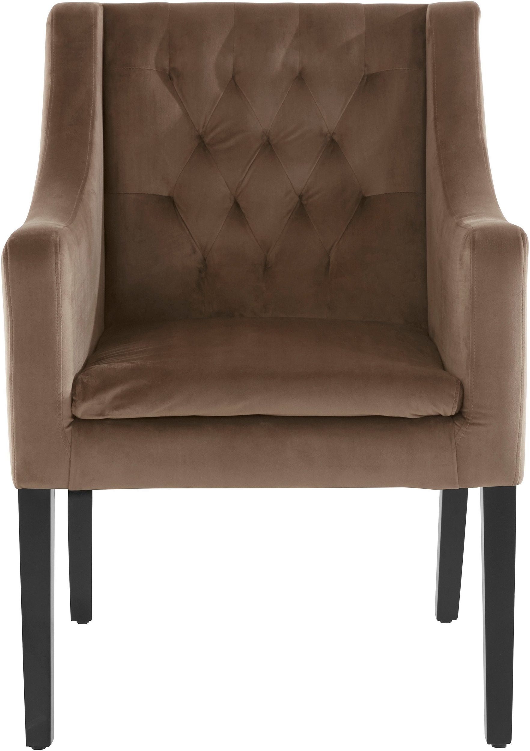 Set patru scaune Timbers, Catifea, Cappuccino Arboteca