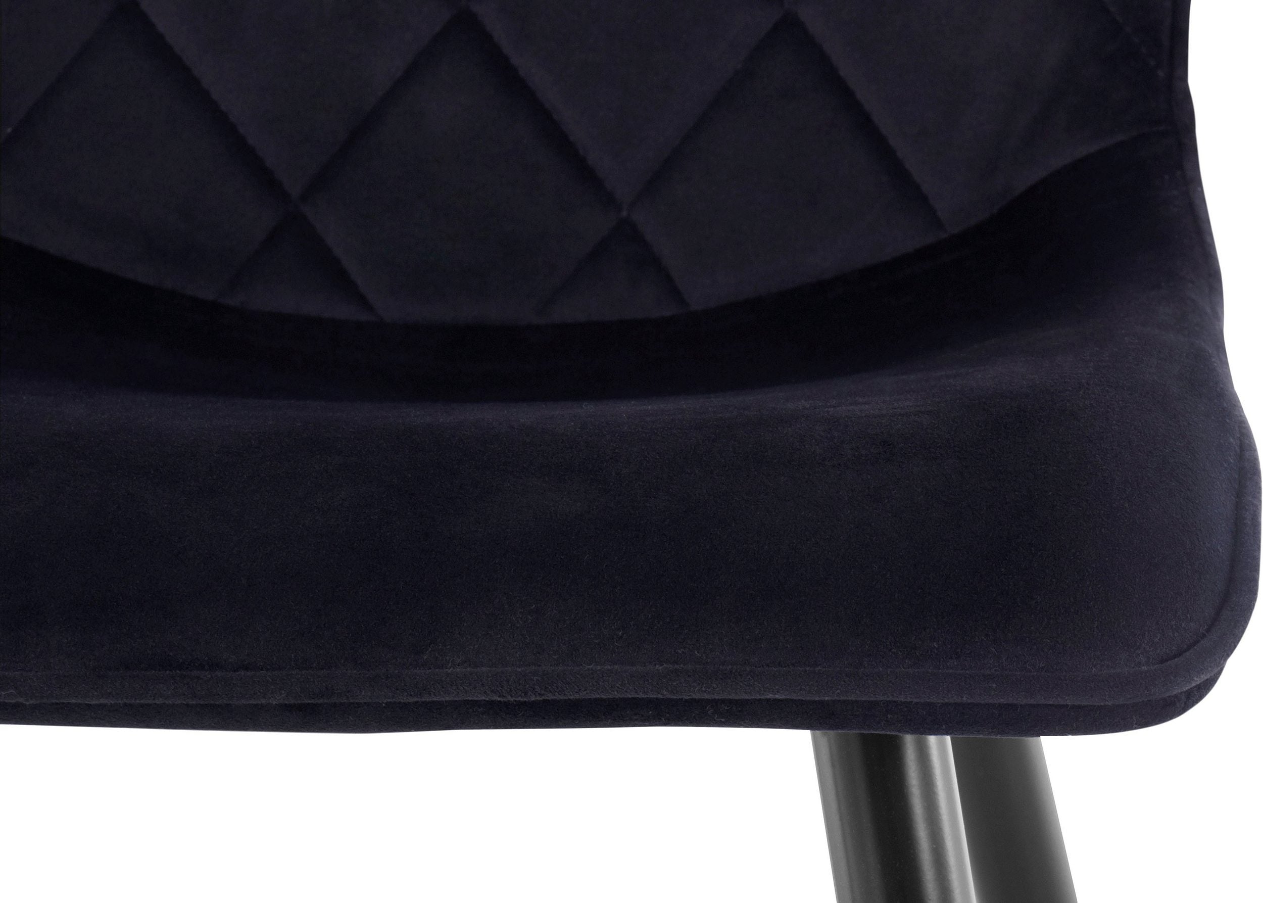 Set de doua scaune Bello, Catifea, Negru Arboteca