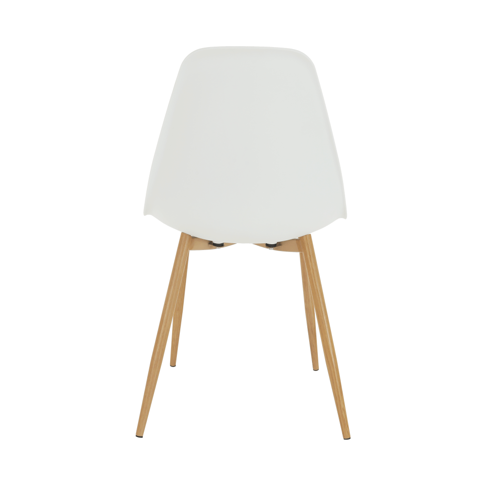 Scaun, alb/natural, 46x53x84.5 cm Kondela