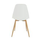 Scaun, alb/natural, 46x53x84.5 cm Kondela