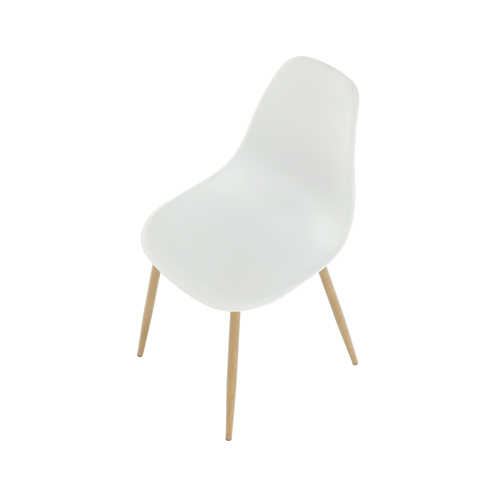 Scaun, alb/natural, 46x53x84.5 cm Kondela