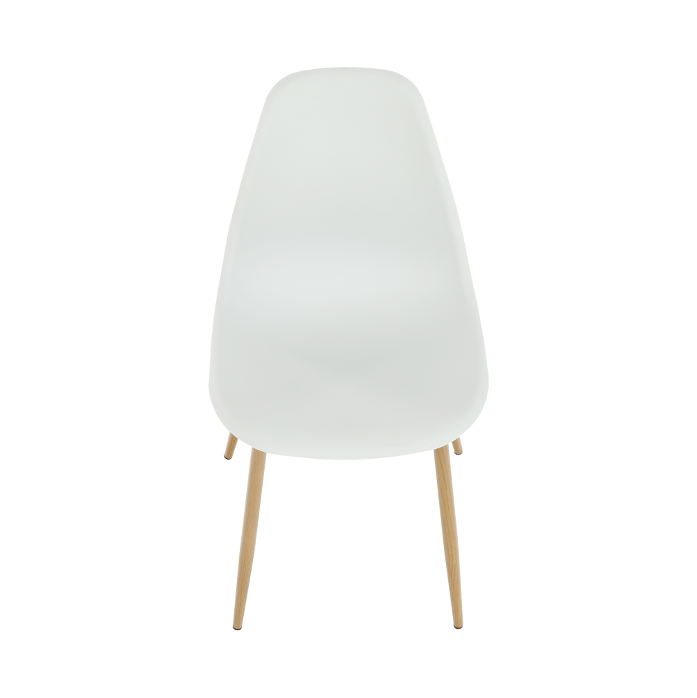 Scaun, alb/natural, 46x53x84.5 cm Kondela