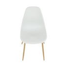 Scaun, alb/natural, 46x53x84.5 cm Kondela