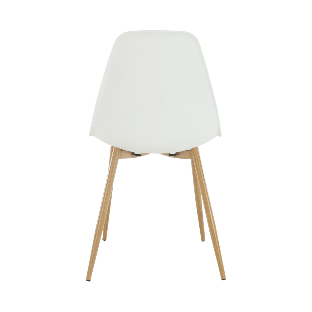 Scaun, alb/natural, 46x53x84.5 cm Kondela