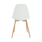 Scaun, alb/natural, 46x53x84.5 cm Kondela