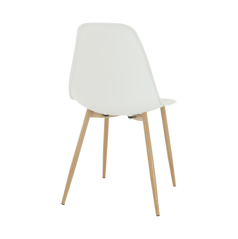 Scaun, alb/natural, 46x53x84.5 cm Kondela
