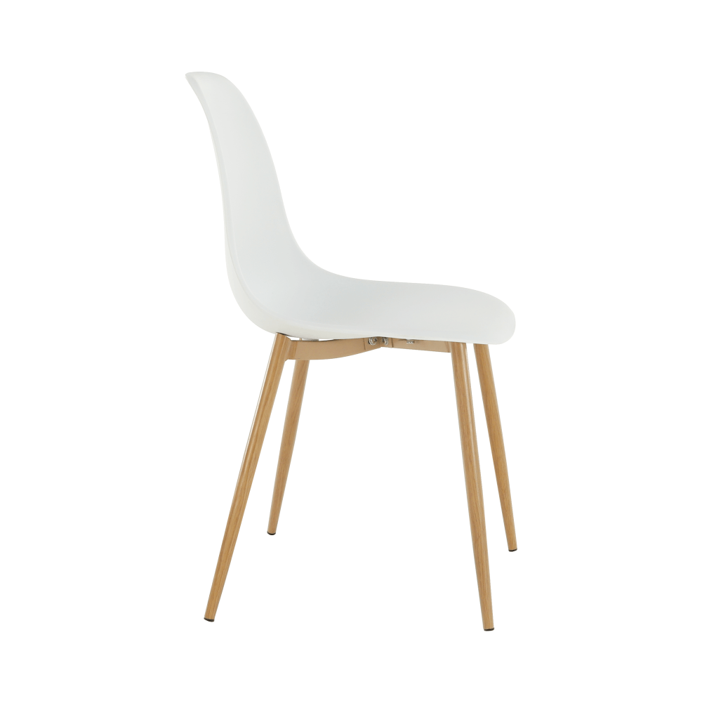 Scaun, alb/natural, 46x53x84.5 cm Kondela