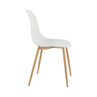 Scaun, alb/natural, 46x53x84.5 cm Kondela