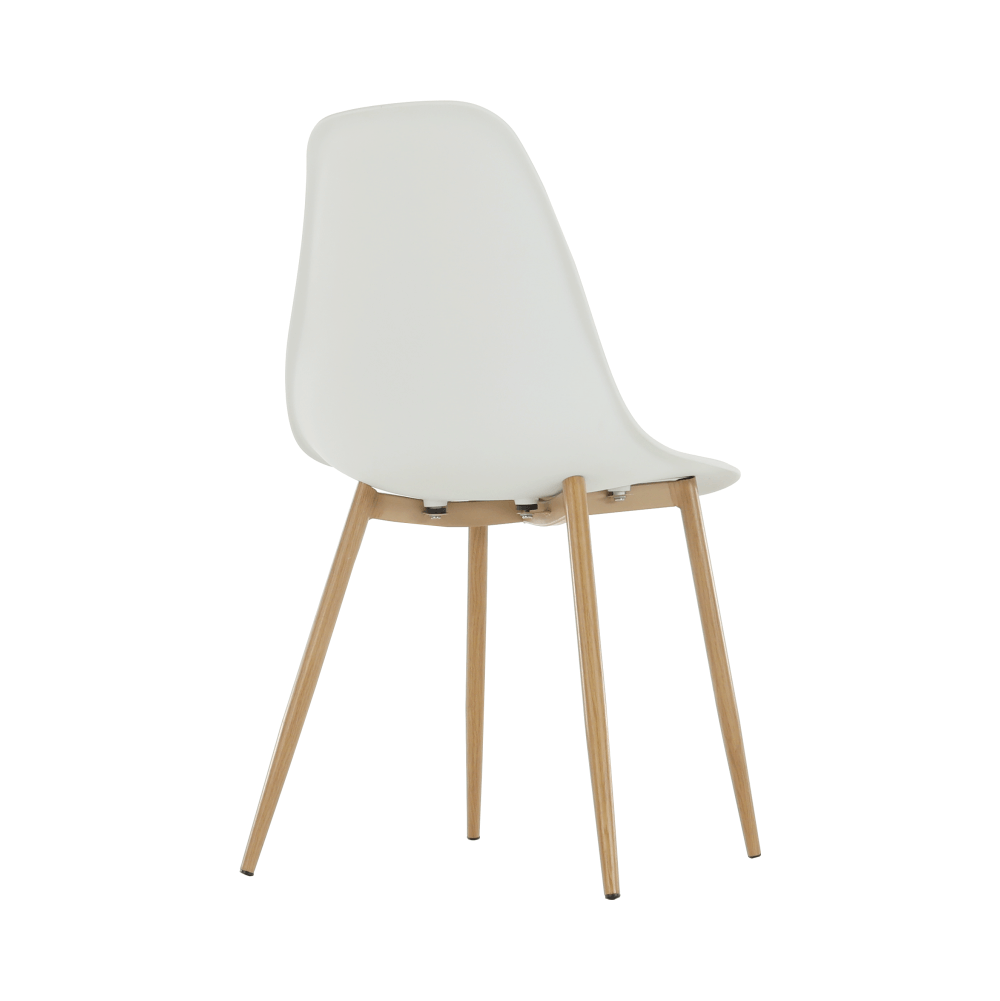 Scaun, alb/natural, 46x53x84.5 cm Kondela