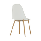 Scaun, alb/natural, 46x53x84.5 cm Kondela