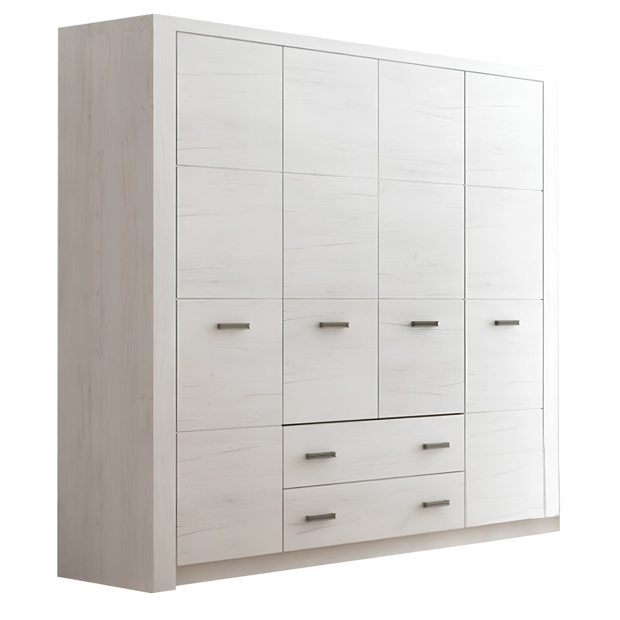 Dulap ASOLO, frasin alb, 178x58x214 cm Kondela
