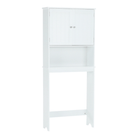 Dulăpior deasupra la WC SLANO 5, alb, 65x22.5x155 cm Kondela