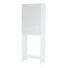 Dulăpior deasupra la WC SLANO 5, alb, 65x22.5x155 cm Kondela