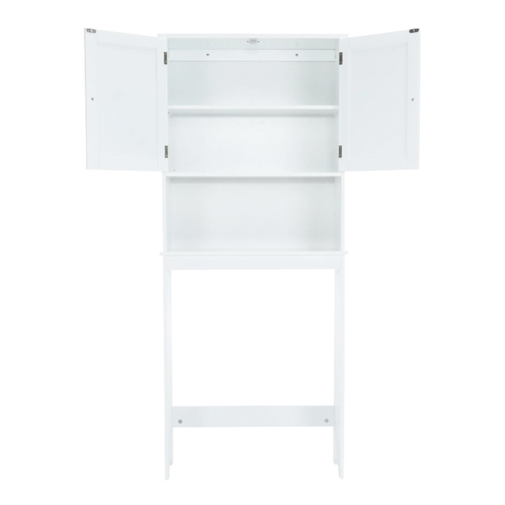Dulăpior deasupra la WC SLANO 5, alb, 65x22.5x155 cm Kondela