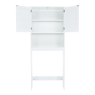 Dulăpior deasupra la WC SLANO 5, alb, 65x22.5x155 cm Kondela