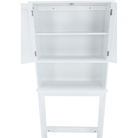 Dulăpior deasupra la WC SLANO 5, alb, 65x22.5x155 cm Kondela