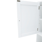 Dulăpior deasupra la WC SLANO 5, alb, 65x22.5x155 cm Kondela