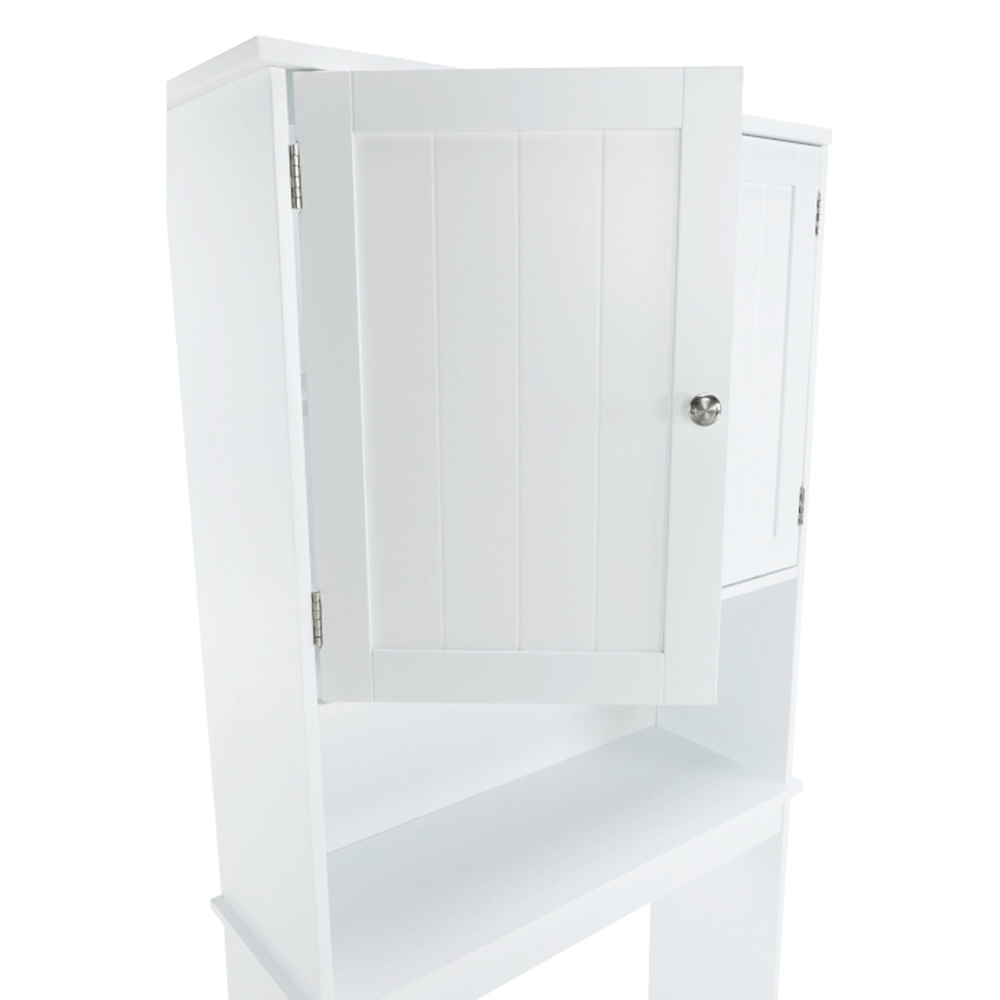 Dulăpior deasupra la WC SLANO 5, alb, 65x22.5x155 cm Kondela