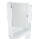 Dulăpior deasupra la WC SLANO 5, alb, 65x22.5x155 cm Kondela