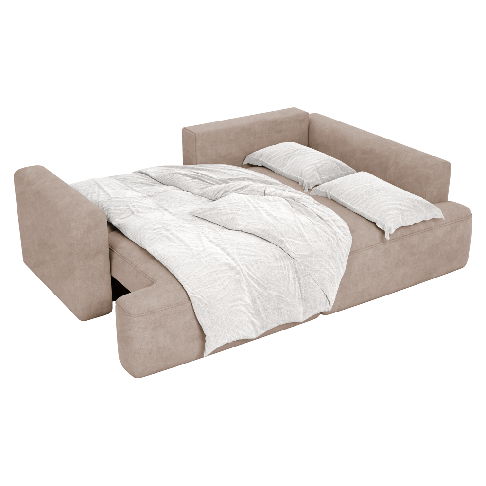 Set canapea de colț PATRAS, bej Taupe, pe dreapta, 240x154x68 cm Kondela