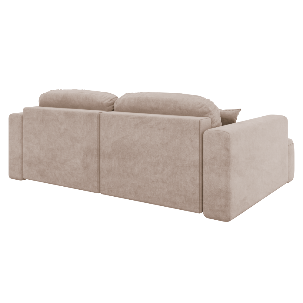 Set canapea de colț PATRAS, bej Taupe, pe dreapta, 240x154x68 cm Kondela