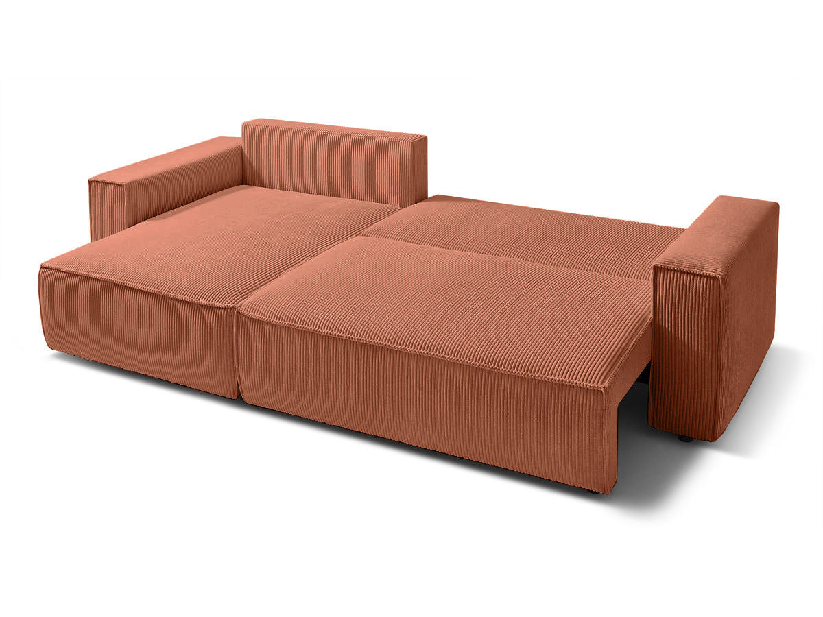 Colțar Extensibil CLOUD, cu ladă de depozitare, șezlong interschimbabil, 275x145x85 cm Prestige Home