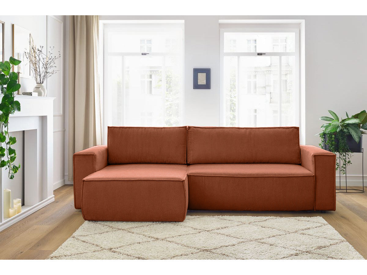 Colțar Extensibil CLOUD, cu ladă de depozitare, șezlong interschimbabil, 275x145x85 cm Prestige Home