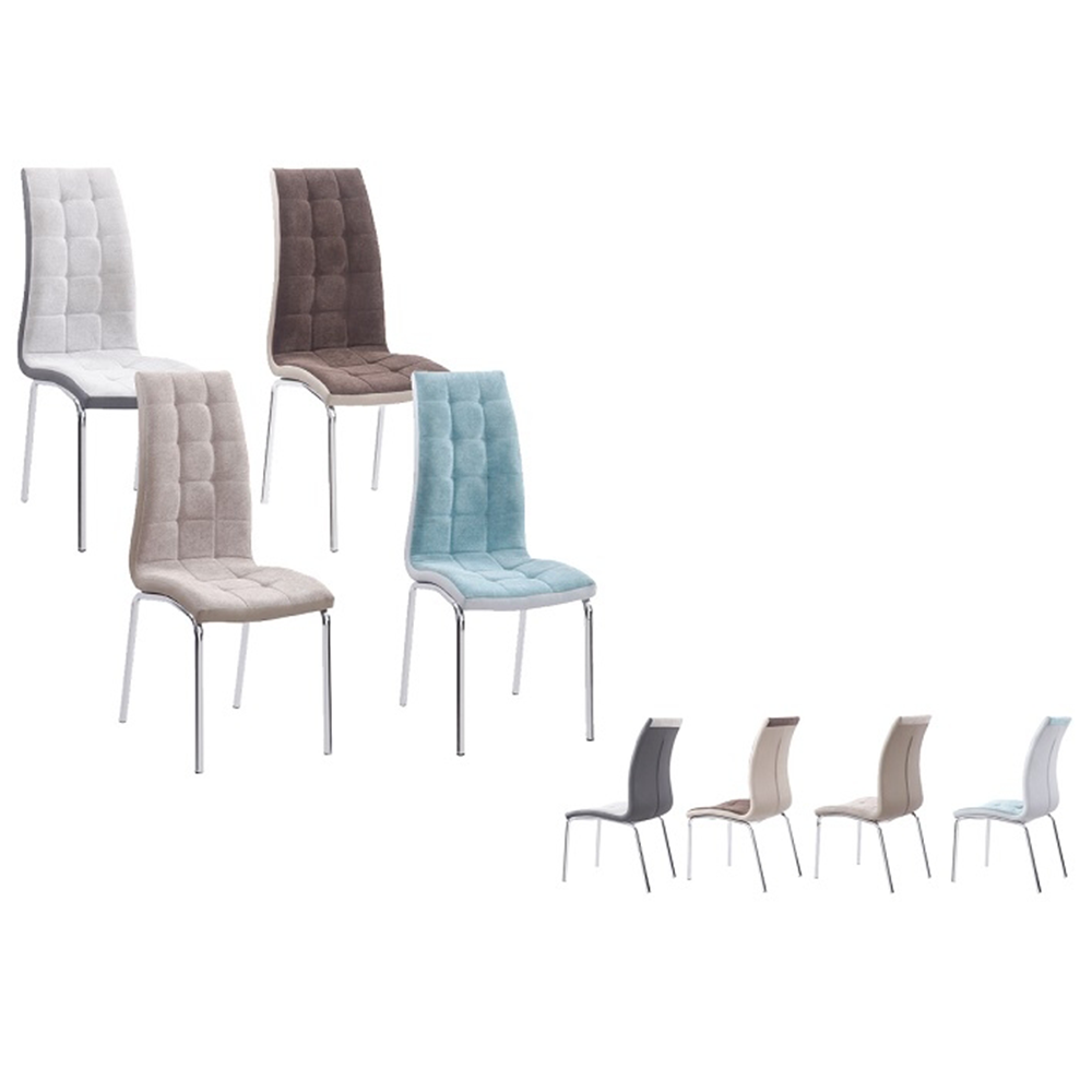 Scaun bucătărie RIJEKA, gri închis/alb, 42x58x103 cm Kondela