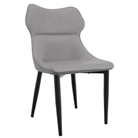 Scaun de dining, gri deschis / gri închis / negru, 51x54x87 cm Kondela