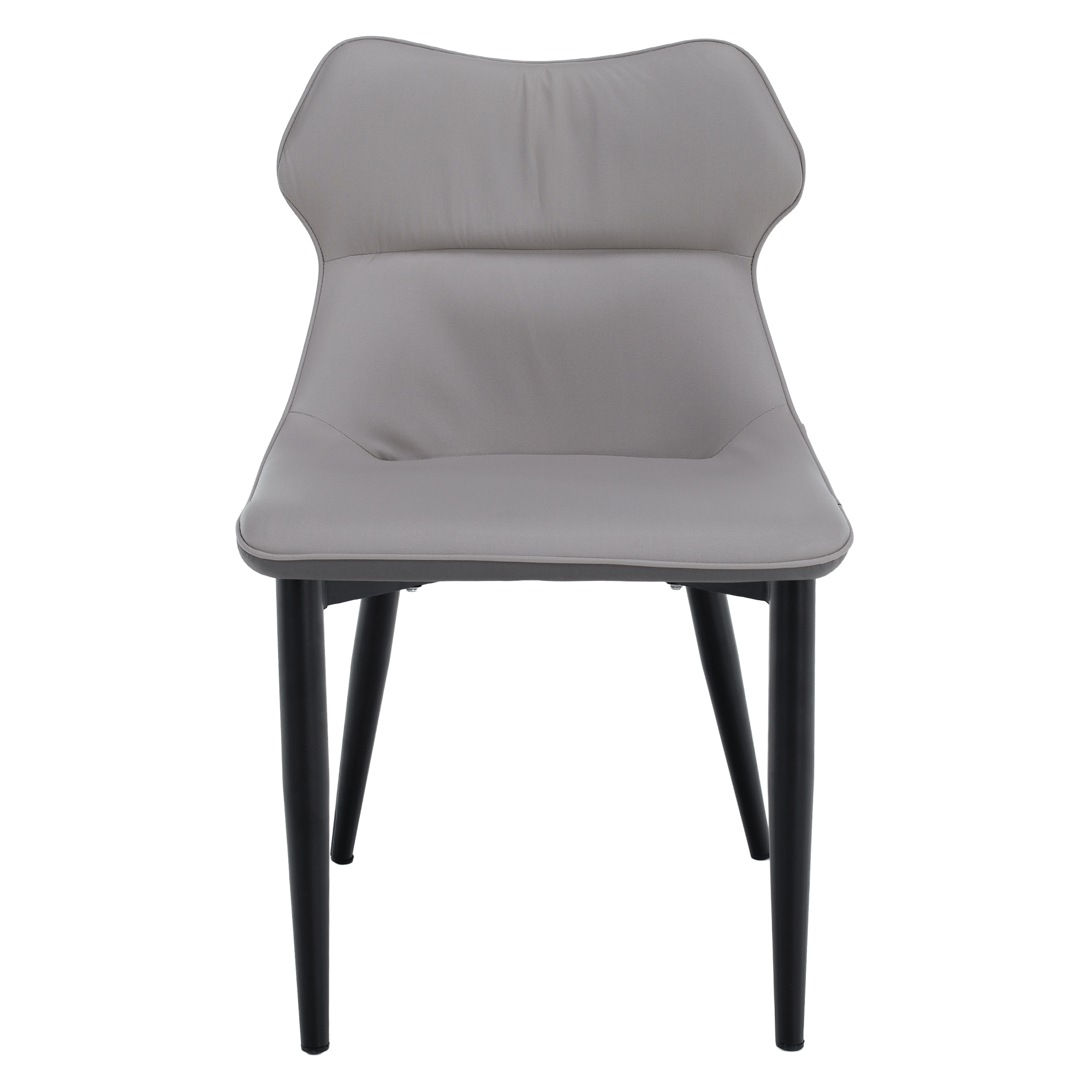 Scaun de dining, gri deschis / gri închis / negru, 51x54x87 cm Kondela