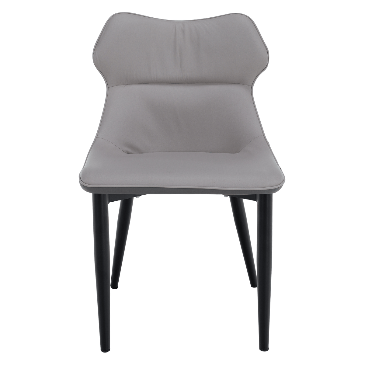 Scaun de dining, gri deschis / gri închis / negru, 51x54x87 cm Kondela