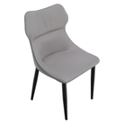 Scaun de dining, gri deschis / gri închis / negru, 51x54x87 cm Kondela